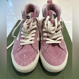 VANS Hightops with Faux Fur